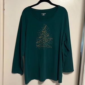 Long Sleeve Christmas Tree T-Shirt